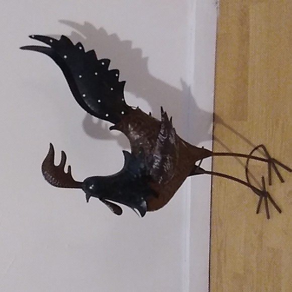 Metal Tall Rooster Home/Yard Decor GUC - Picture 3 of 16